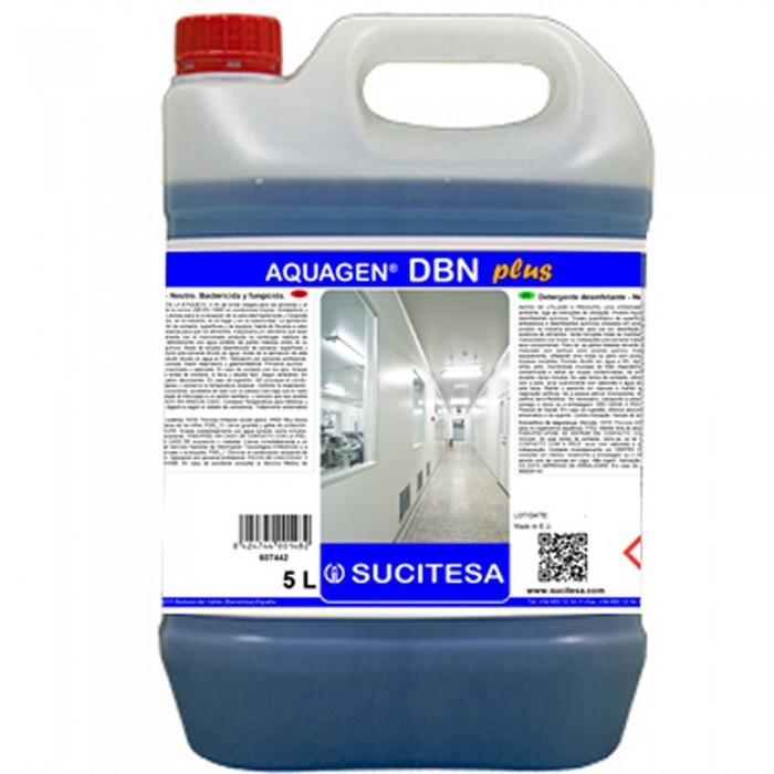 AQUAGEN DBN PLUS  5L DESINFECTANTE DE SUPERFICIES - DETERGENTE NEUTRO