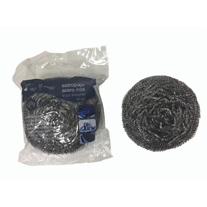 ESTROPAJO ACERO INOXIDABLE - MOÑA ACERO 40GR (10 unidades)