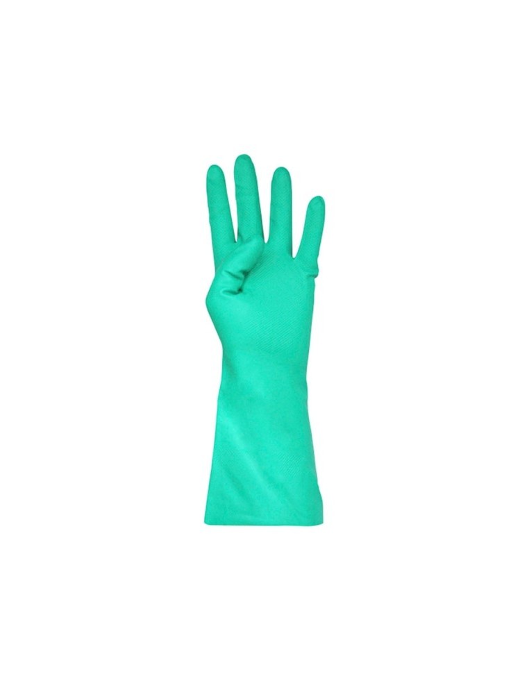 GUANTE NITRILO FLOCADO EXTRAFUERTE TALLA L
