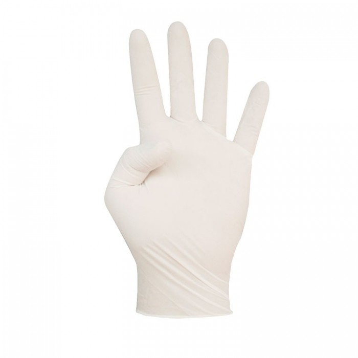 GUANTE LATEX  CON POLVO (100 U) TALLA L