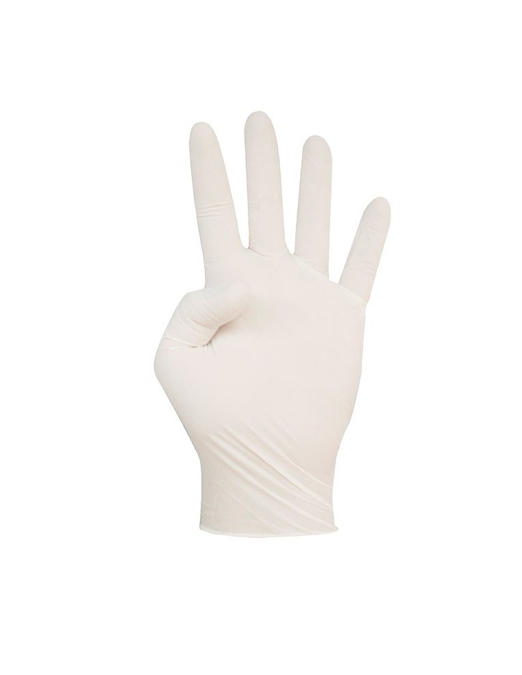 GUANTE LATEX  CON POLVO (100 U) TALLA S