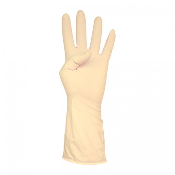 GUANTE SATINADO 100% LATEX NATURAL TALLA L (8-9)