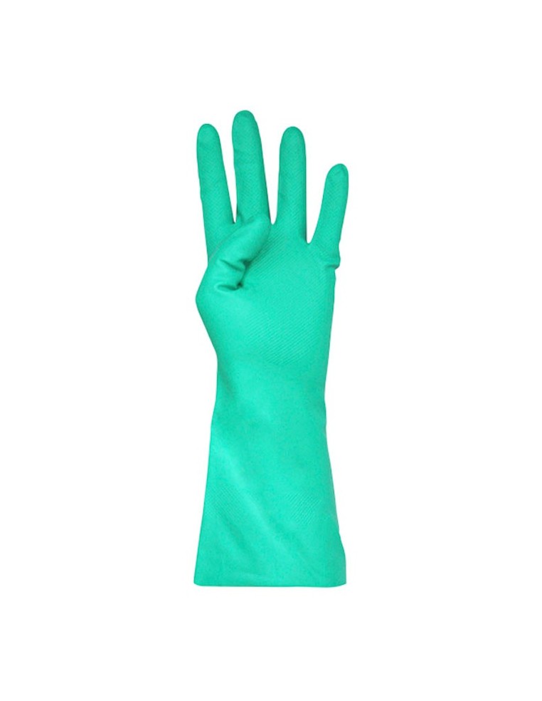 GUANTE NITRILO FLOCADO EXTRAFUERTE TALLA S (6-7)