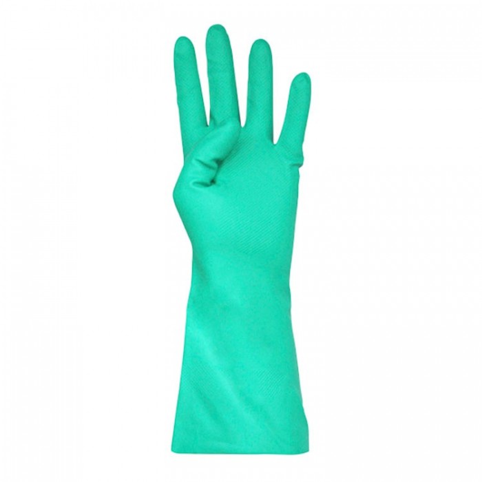 GUANTE NITRILO FLOCADO EXTRAFUERTE TALLA S (6-7)