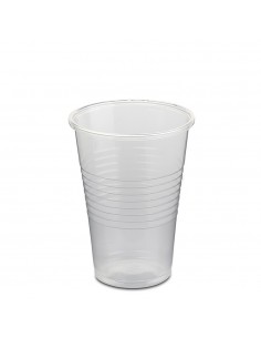 VASO PLÁSTICO TRANSPARENTE 220cc (30 PAQUETES DE 100 VASOS)