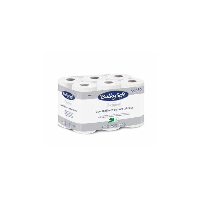 HIGIÉNICO DOMÉSTICO BULKYSOFT 180 servicios (12 rollos)
