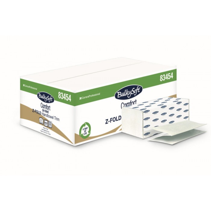 TOALLA PLEGADO EN Z BULKYSOFT (Confort 25 paquetes x 150 uds)