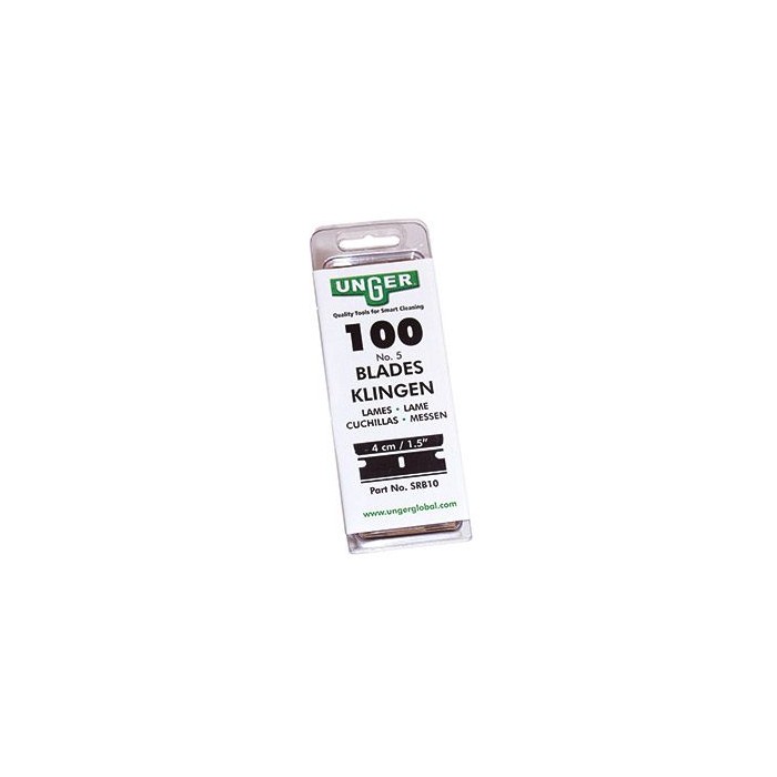 CUCHILLAS SEGURIDAD UNGER  4 CM (paquete 100 unidades) SRB10
