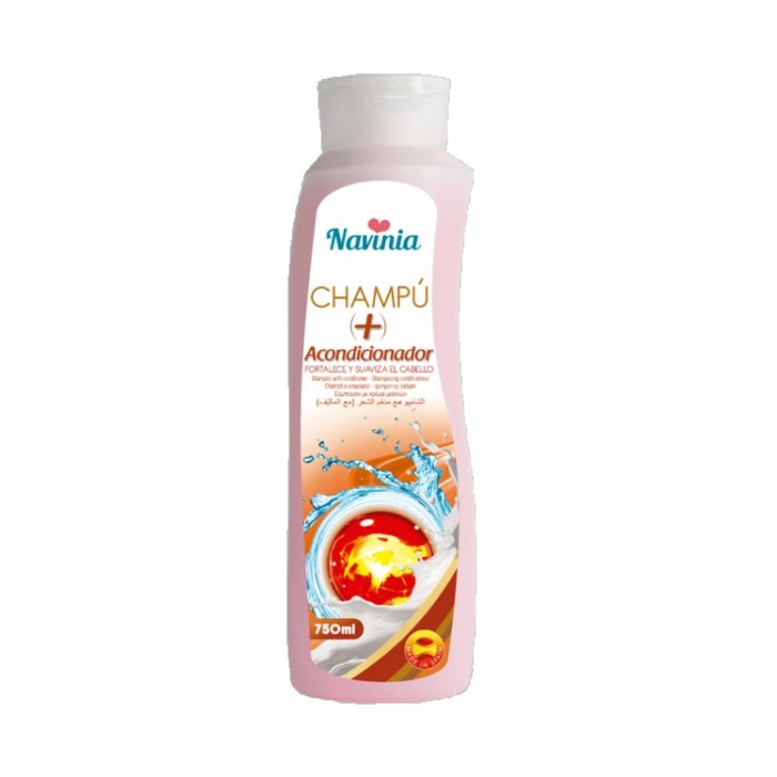 CHAMPÚ CABELLO CON ACONDICIONADOR  NAVINIA 750 ML