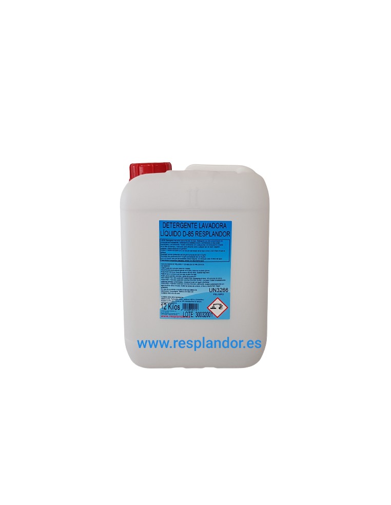 DETERGENTE LAVADORA LIQUIDO D-85 RESPLANDOR 12K