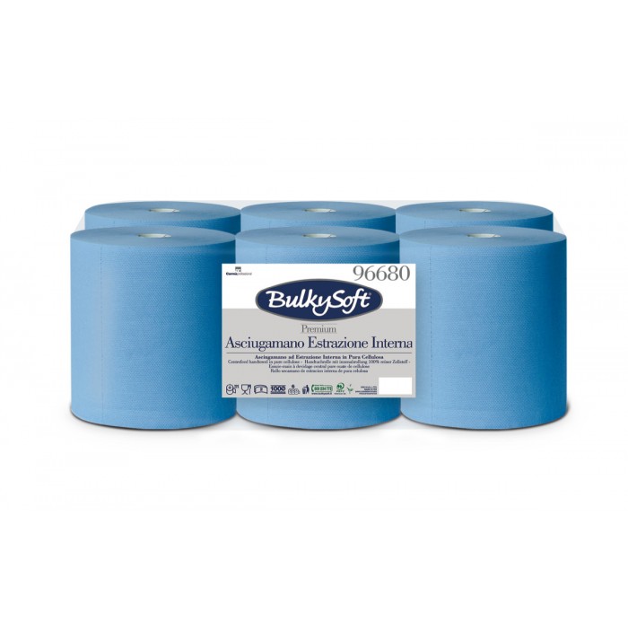 SECAMANOS MECHA AZUL 2 CAPAS 150 METROS (6 bobinas) BULKYSOFT