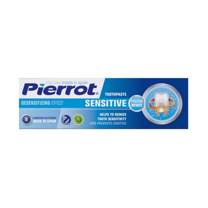 PASTA DENTAL PIERROT SENSITIVE 75 ML (Caja 15 uds)