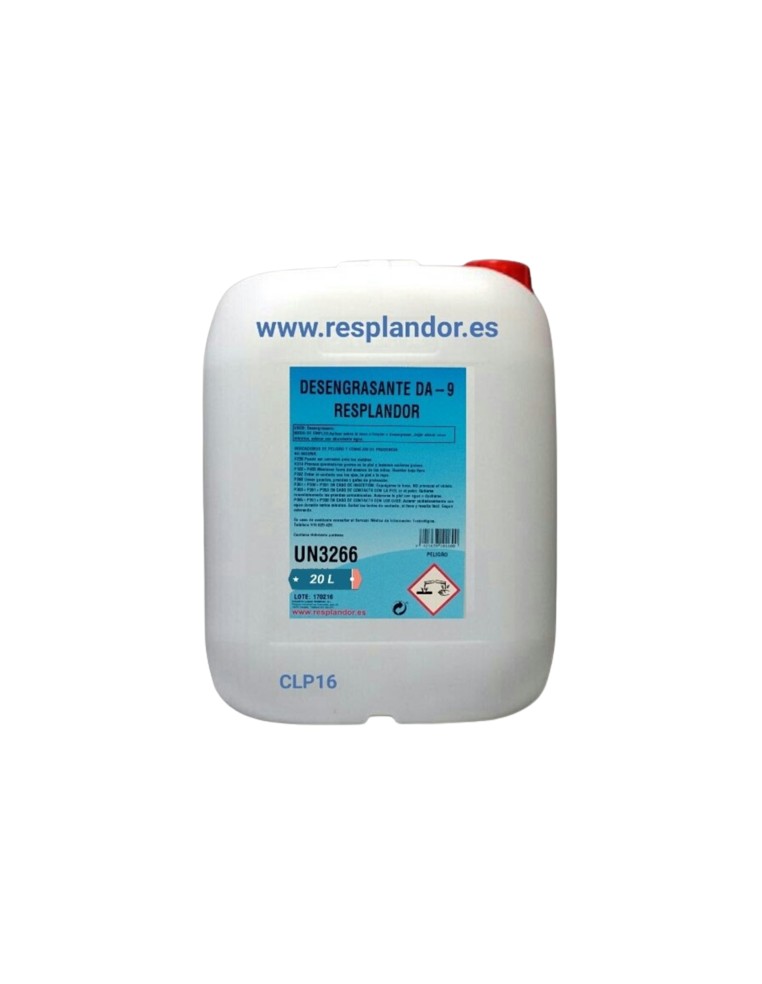 DESENGRASANTE DA-9 RESPLANDOR 20L AUTOARRASTRE