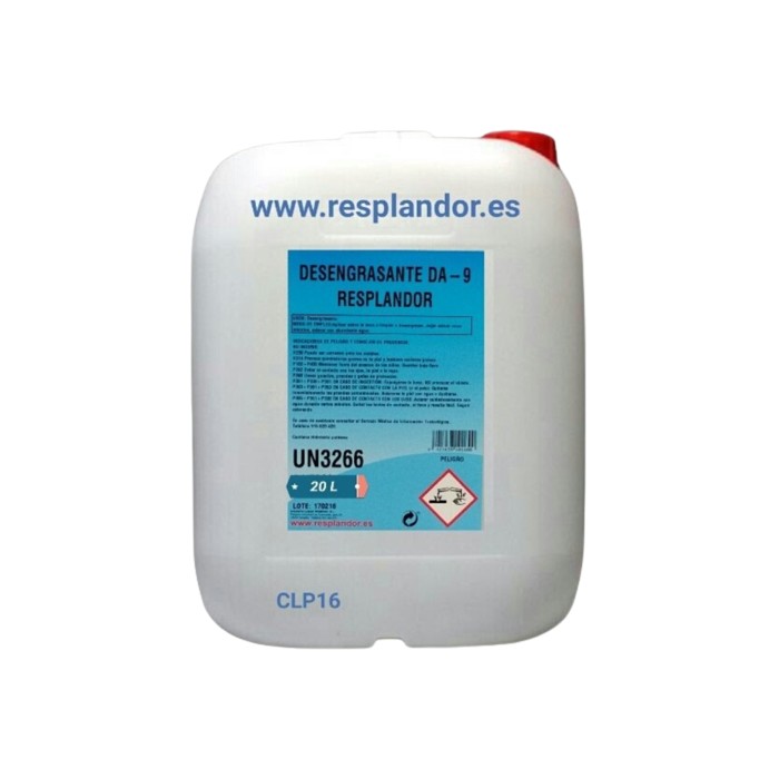 DESENGRASANTE DA-9 RESPLANDOR 20L AUTOARRASTRE