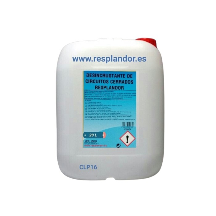 DESINCRUSTANTE DE CIRCUITOS CERRADOS RESPLANDOR 20L
