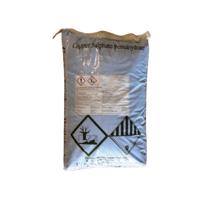 SULFATO DE COBRE GRANO 25K