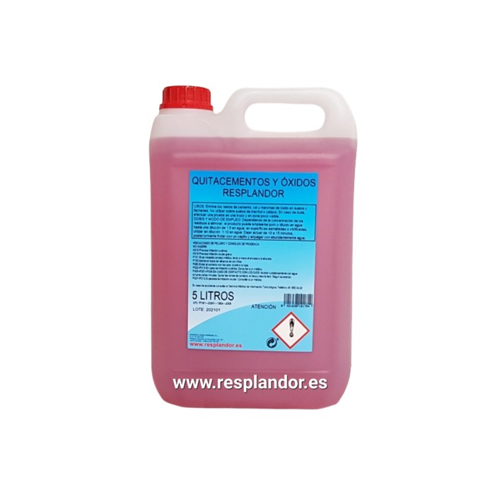 QUITACEMENTOS Y OXIDOS RESPLANDOR 5L