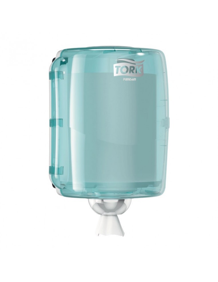 DISPENSADOR CENTRAL W2 BOBINAS MAXI BLANCO TURQUESA TORK