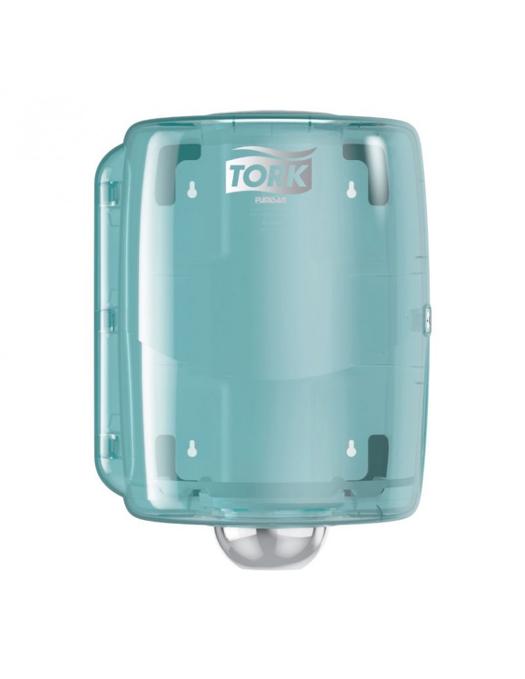 DISPENSADOR CENTRAL W2 BOBINAS MAXI BLANCO TURQUESA TORK