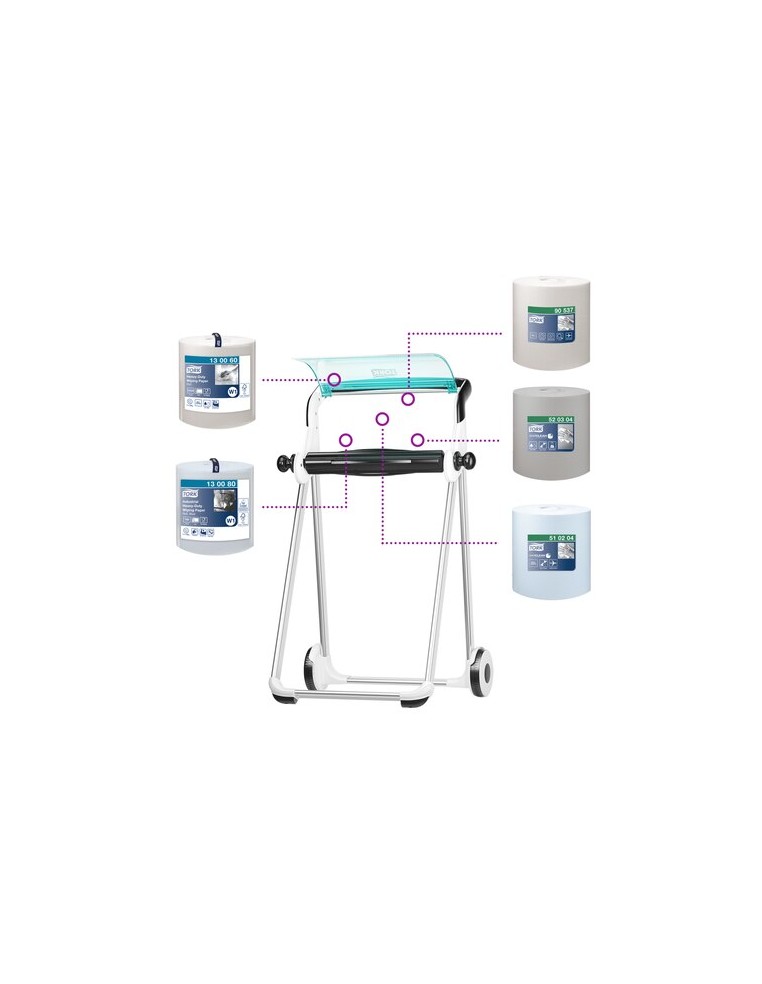 DISPENSADOR BOBINA INDUSTRIAL TRIPODE TORK W1
