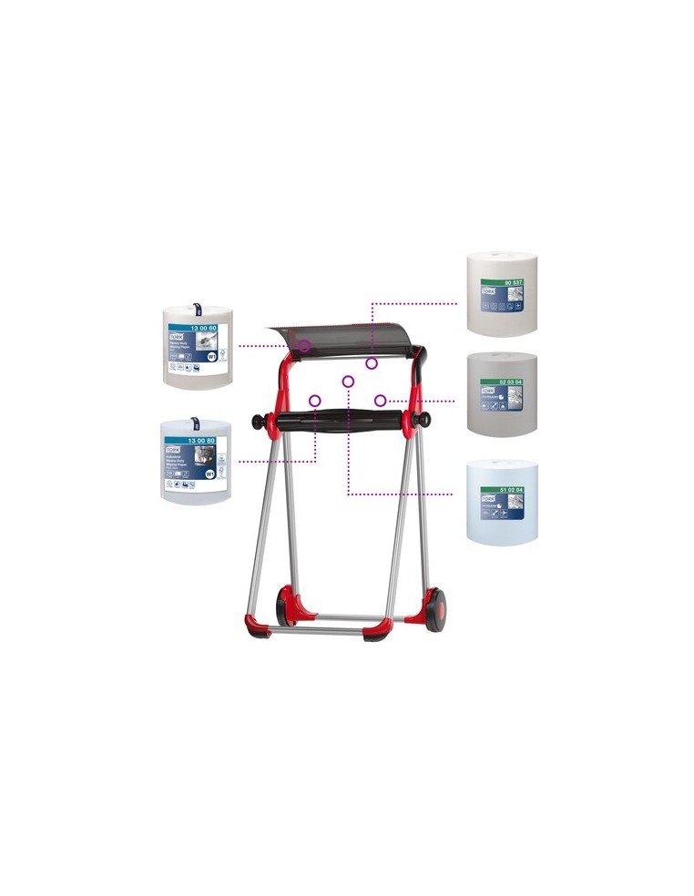 DISPENSADOR BOBINA INDUSTRIAL TRIPODE TORK W1