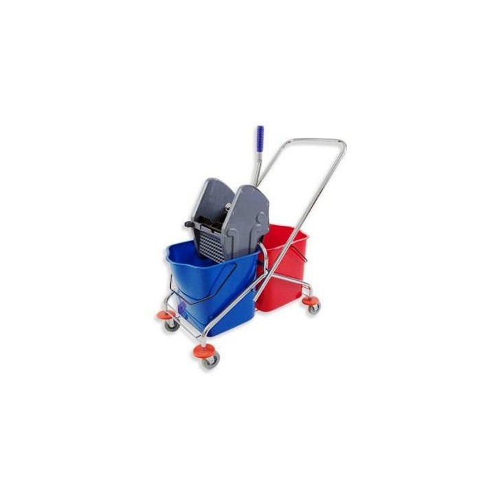 CARRO DOBLE 2 CUBOS 25L  CON PRENSA