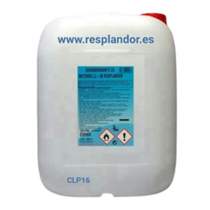 DESENGRASANTE DE MOTORES LL-30 RESPLANDOR 20L