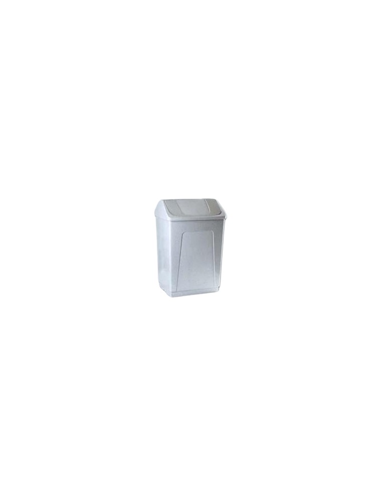 PAPELERA PLASTICO TAPA BASCULANTE 55L