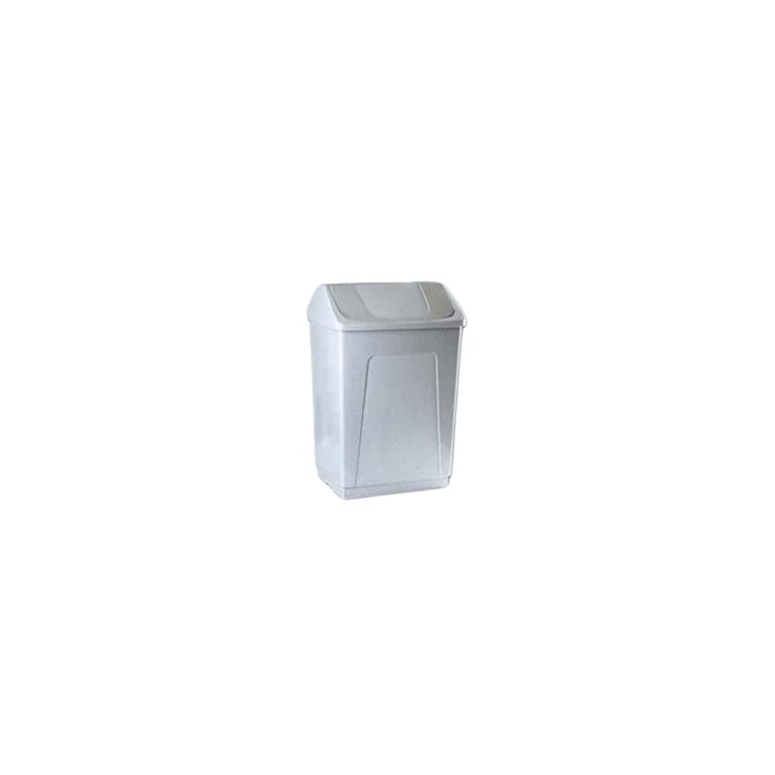 PAPELERA PLASTICO TAPA BASCULANTE 55L