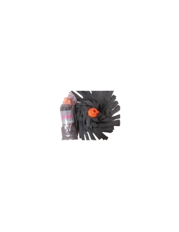 FREGONA MICROFIBRA PLUS TIRAS NEGRA...