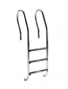 ESCALERA PISCINA MIXTA 4 PELDAÑOS ACERO INOXIDABLE AISI 304