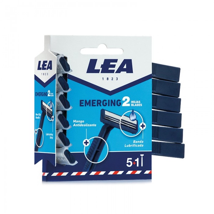 CUCHILLAS DE AFEITAR LEA EMERGING 2 5+1 UDS