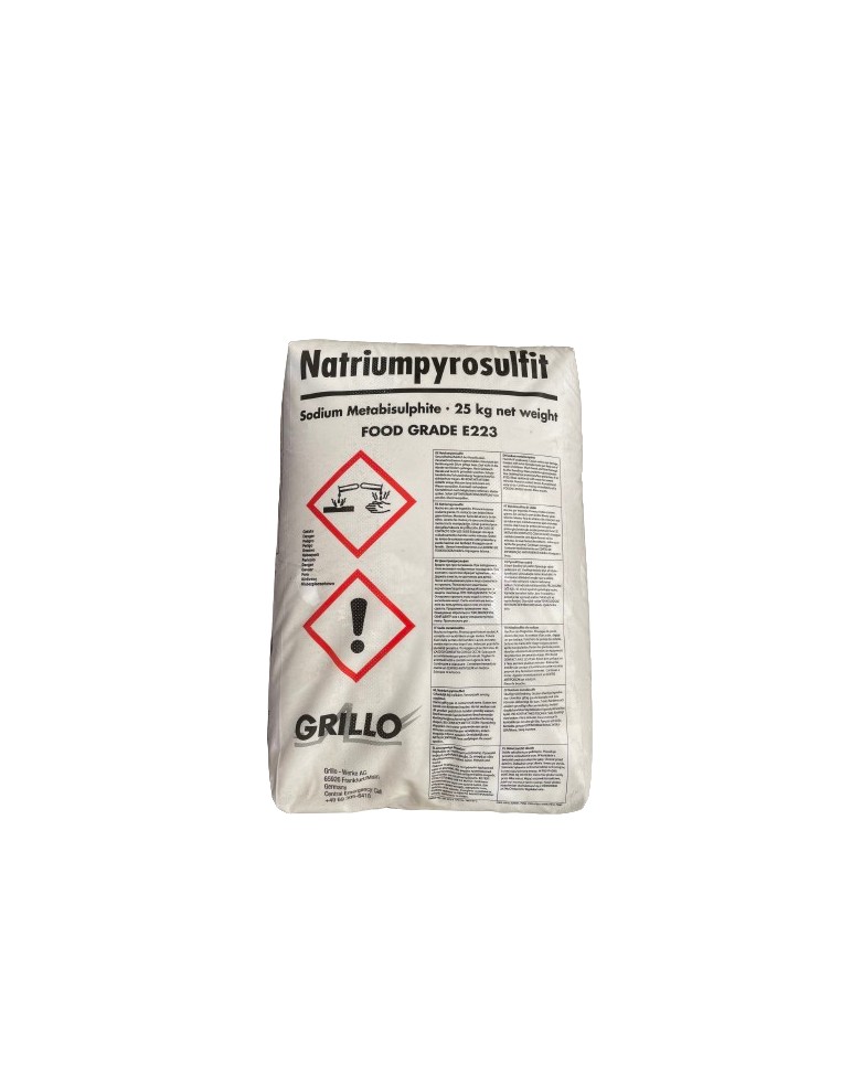 METABISULFITO SODICO PWG ALIMENTARIO 25K