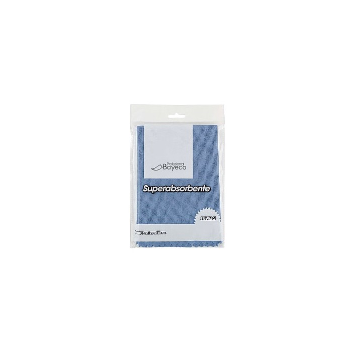 BAYETA 100 % MICROFIBRA ABSORBENTE AZUL BY