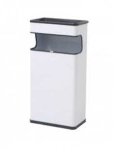 PAPELERA CENICERO RECTANGULAR 40L