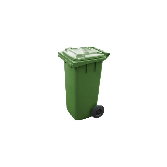 CUBO BASURA COMUNIDAD con PEDAL Y RUEDAS CURVER 120L