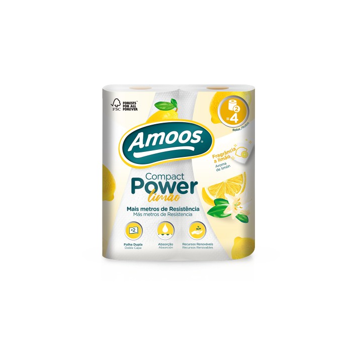 COCINAS POWER LIMON (12 paquetes de 2 rollos)