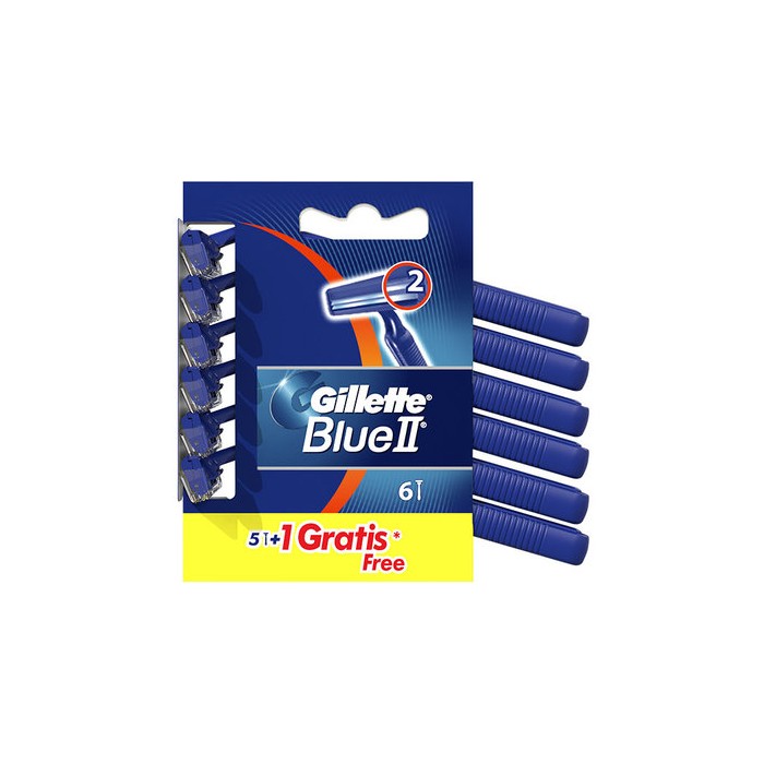 CUCHILLA AFEITAR GILLETTE BLUE II 5+1