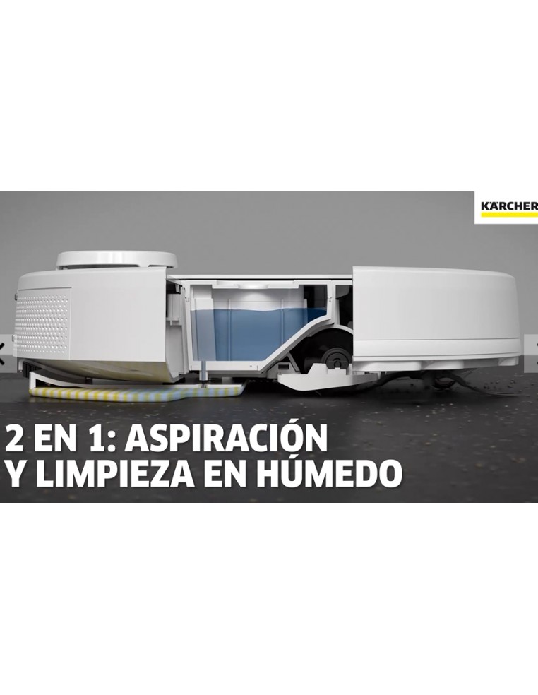 ROBOT ASPIRADOR KARCHER CON LIMPIEZA EN HÚMEDO RCV 3