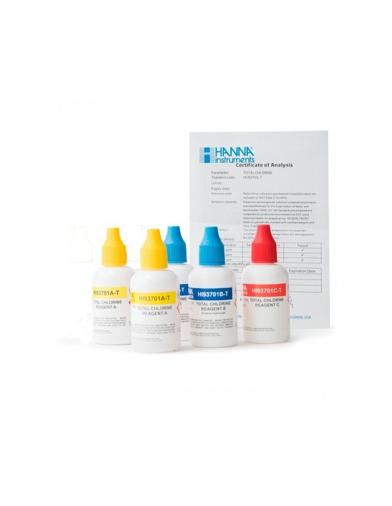 REACTIVO LIQUIDO FOTOMETRO CLORO TOTAL (HI93701-T)