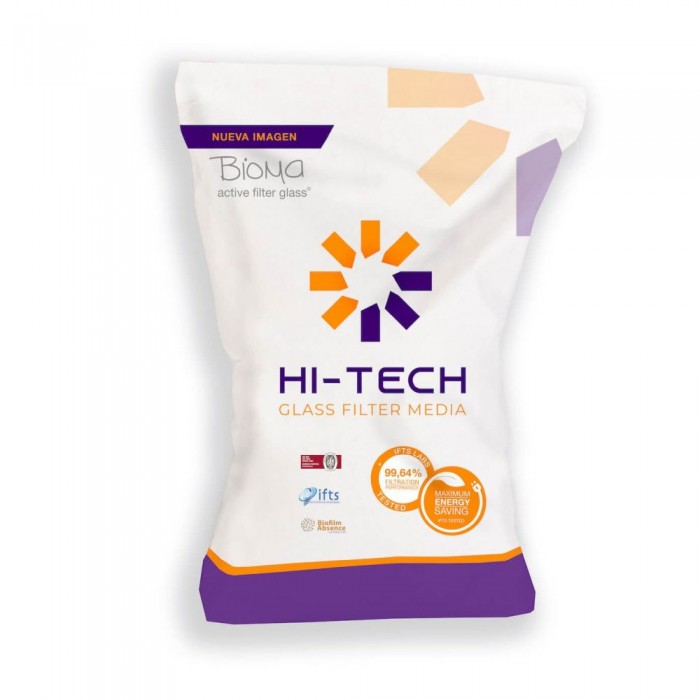 VIDRIO FILTRANTE PISCINA BIOMA HI-TECH 20 KG