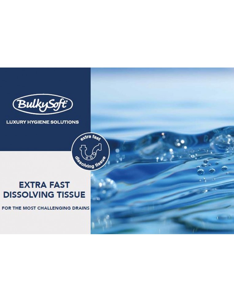 TOALLA PLEGADO EN Z SOLUBLE BULKYSOFT (25 paq x 150 uds)