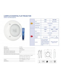 FOCO PISCINA PLANO LUZ RGB LED LUMIPLUS ESSENTIAL 2