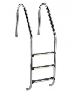 ESCALERA PISCINA STANDARD 2 PELDAÑOS ACERO INOXIDABLE AISI 316