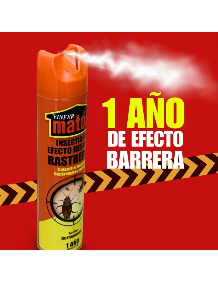 INSECTICIDA LACA MATÓN EFECTO RESIDUAL CUCARACHAS