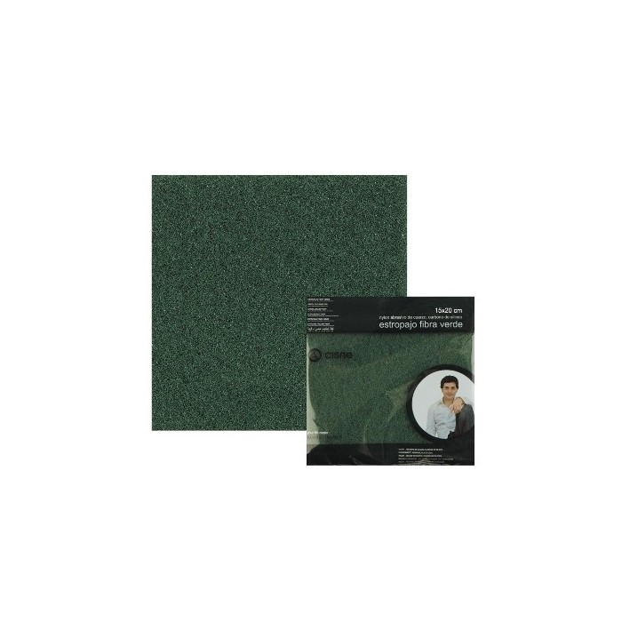ESTROPAJO FIBRA VERDE CISNE CORTADO