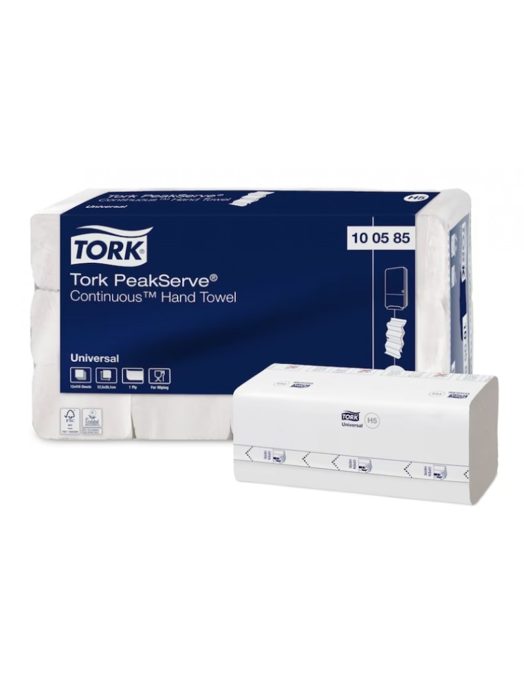 TOALLA DE MANO EN CONTINUO TORK PeakServe H5 (4.920 uds)