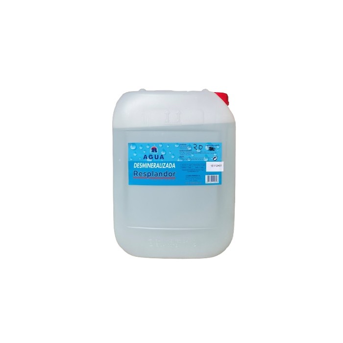 AGUA DESMINERALIZADA RESPLANDOR 20L