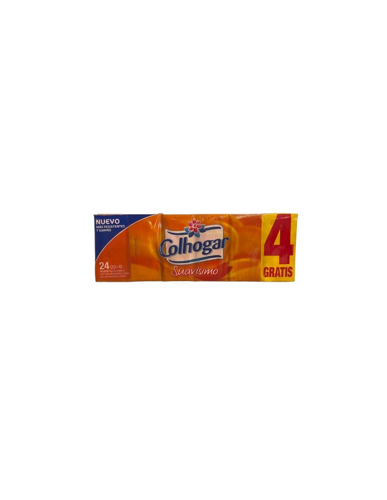 PAÑUELOS COLHOGAR SUAVISIMO (24 paq x 9 uds)