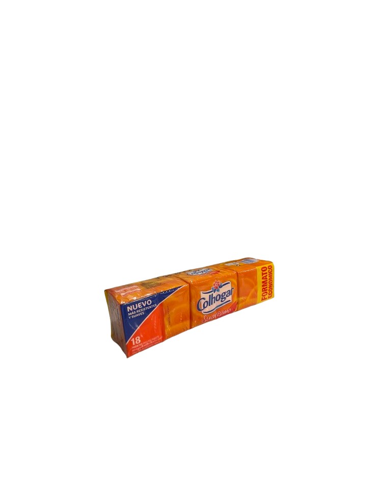 PAÑUELOS COLHOGAR SUAVISIMO COMPACT (18 paq x 10 uds)